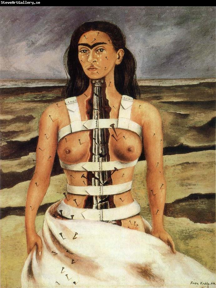 Frida Kahlo Cracked Spine